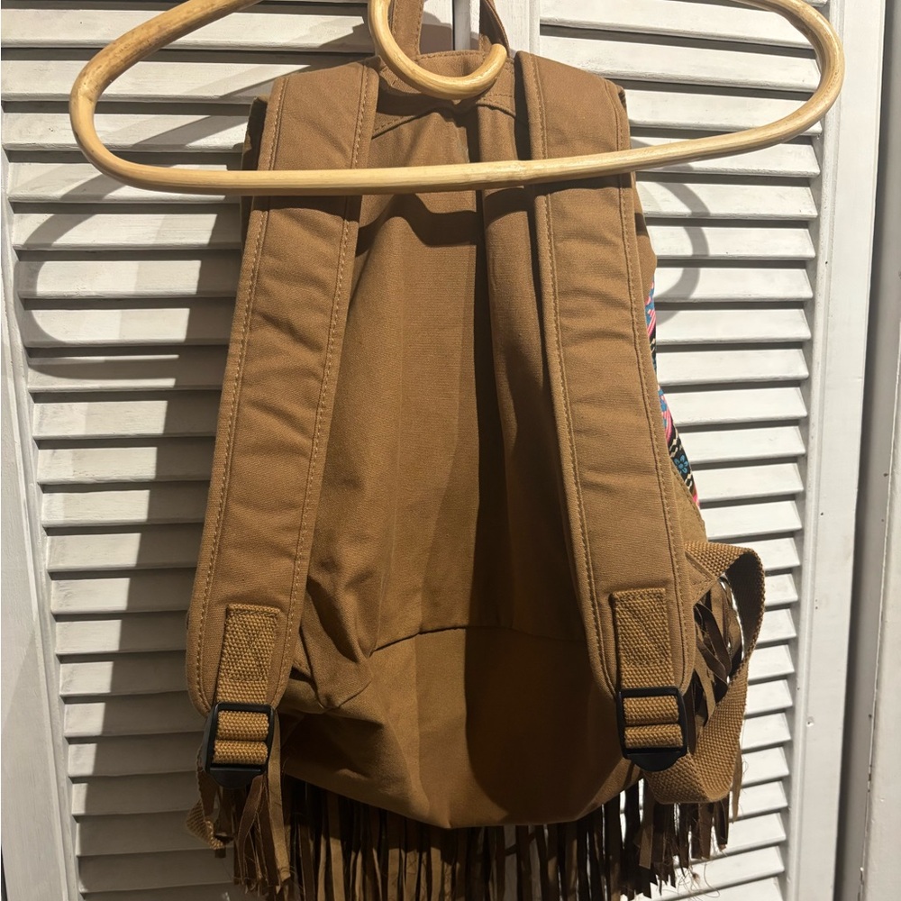 Justice Multicolor Fringe Backpack - Picture 13 of 15